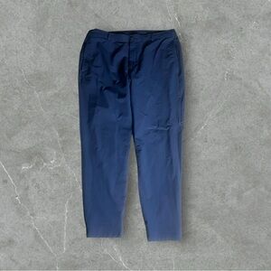 Mack Weldon Pants Mens XL Navy Blue Slim Fit Performance Stretch Polyester Gym